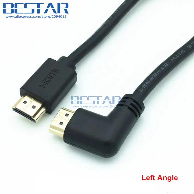 Кабель HDMI V2.0 с левым и правым углом вверх вниз кабель Папа папа 15 см 60 6 футов 4K * 2K