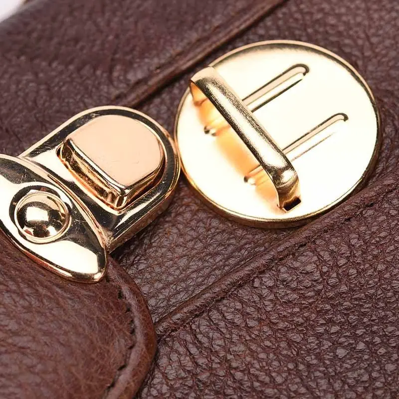 Модный винтажный мужской кошелек из натуральной кожи Простой натуральный