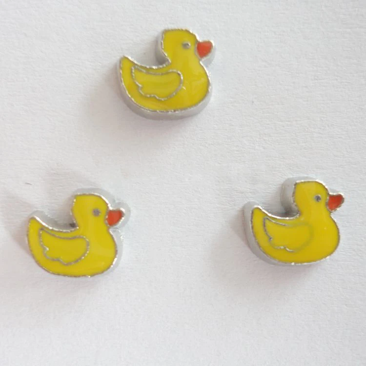 20 шт./лот желтая плавающая утка живые шармы на память|memory charms|living memorycharm charm |