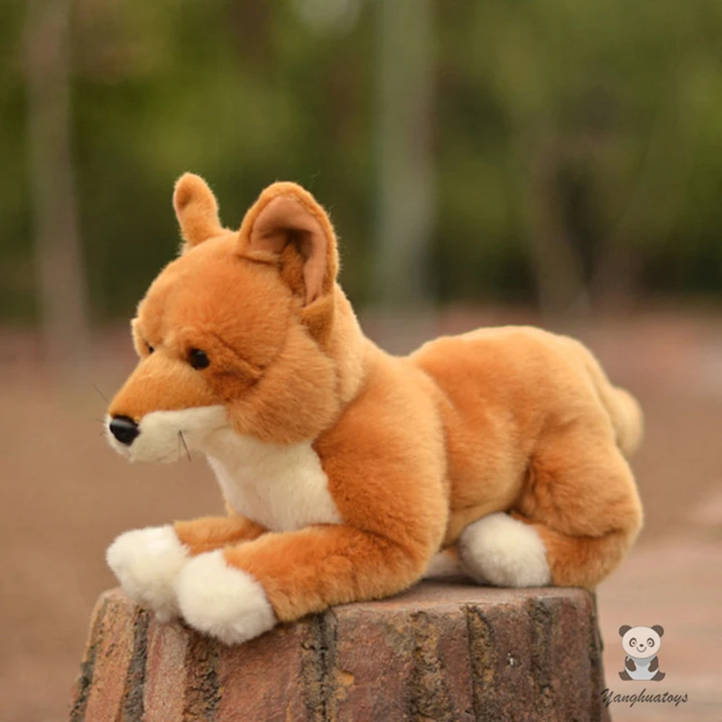 Милая мягкая игрушка с животными подарок для девочек кукла firefox Реалистичная