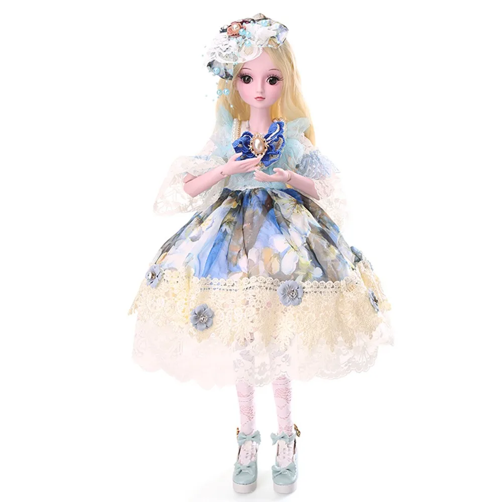 1/3 BJD кукла 60 см/23,6 ''Высота 19 шарнирные куклы(парик+ обувь+ одежда+ волосы+ глаза+ макияж) коллекция игрушек