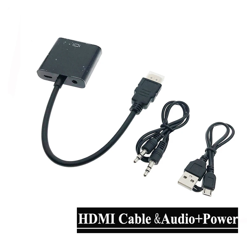 HDMI VGA адаптер кабель конвертер для PS3 PS4 ноутбука ТВ коробка HDTV XBOX поддержка 1080P с