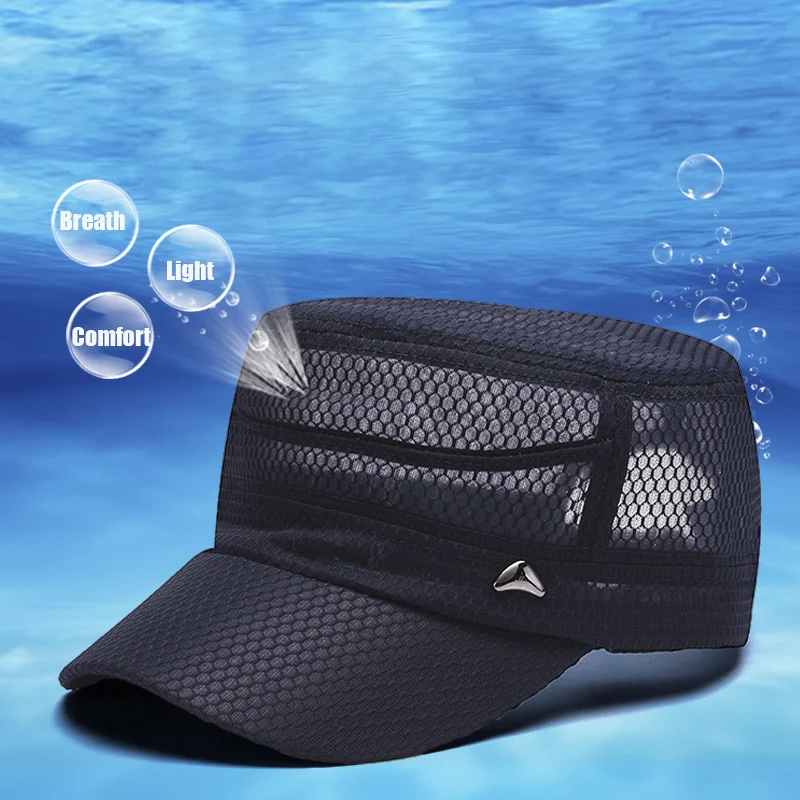 

Bones Baseball Mesh Tactical Male Caps Summer Casual Fashion Snapback Hat Hombre Breathable Sun Visor Hats Quick Dry Gorras