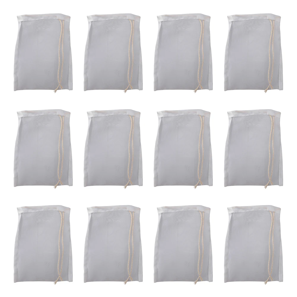 12 шт фильтр мешок аквариум тонкие сетчатые мешки для фильтров многоразовые