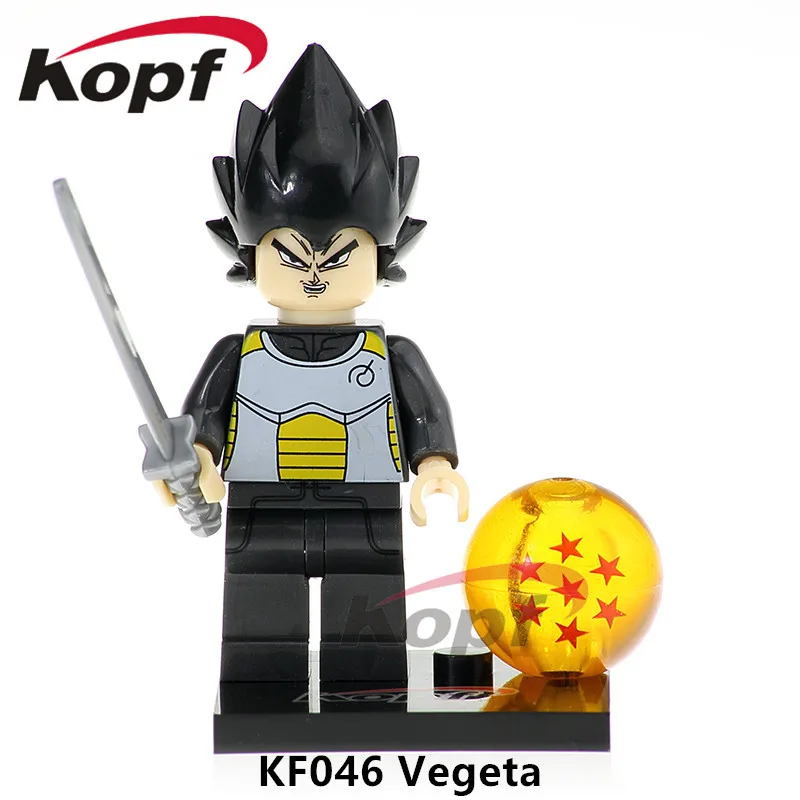 KF046 Without Box Одиночная строительных блоков Dragon Ball Z Majin Boo Android 16 Dyspo Kaio Shin Goku Ssj Xeno фигурки Детские модельные игрушки KF497 - Color: KF046 Without Box