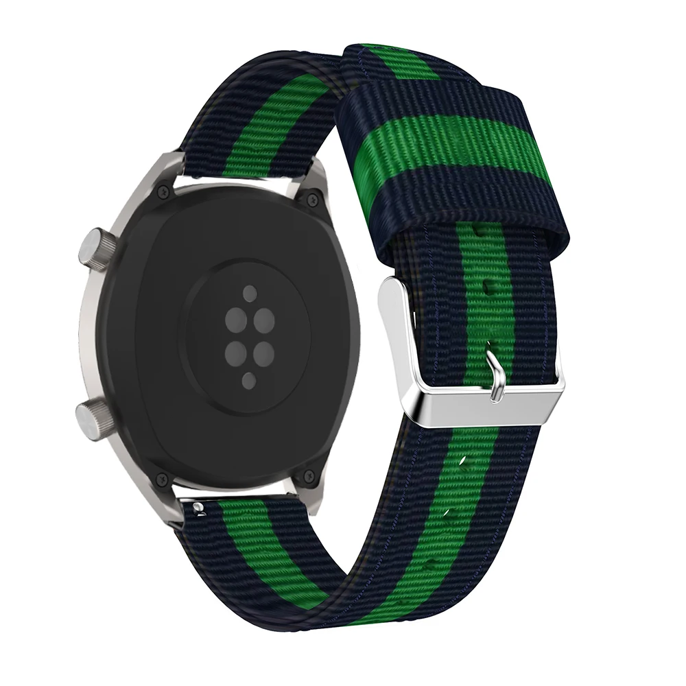 22 мм нейлоновый ремешок для Samsung Gear S3 Classic Frontier Galaxy Watch 46 Huawei GT 2 умный Браслет часов