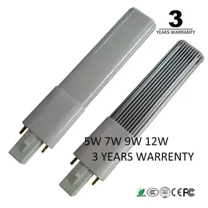 3 года гарантии 5 Вт 7 Вт 9 Вт 12 Вт 15 Вт G23 Светодиодная лампа светильник 23 СВЕТОДИОДНАЯ Лампа pl светильник s сменная лампа
