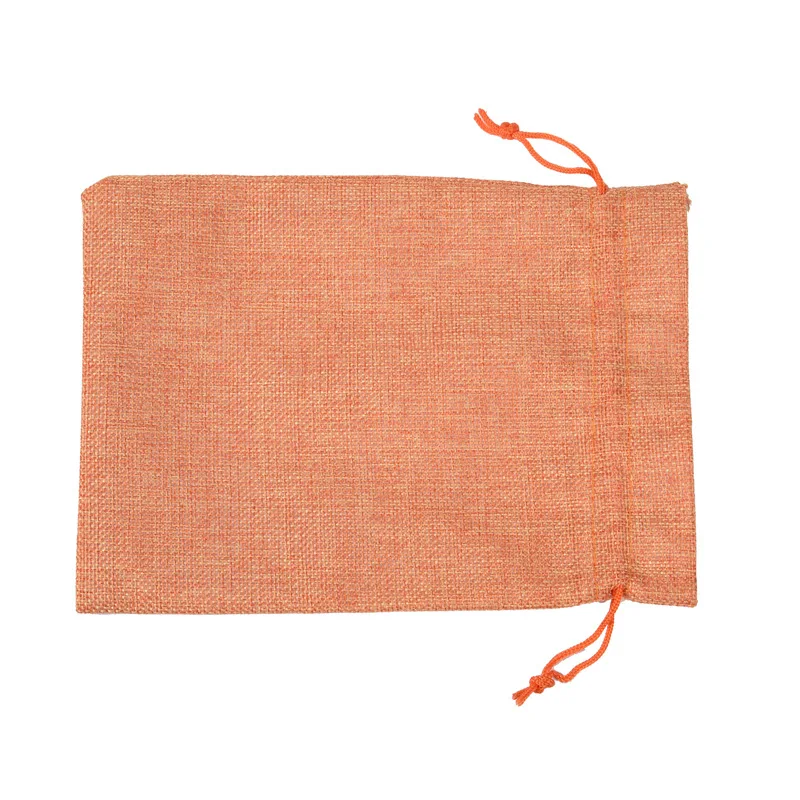 Wine Red Jute Bag Wedding Gift Drawable 17x23cm 50pcs Jewelry Pouch Favor Candy Bracelet Charms Packaging H2315 | Украшения и