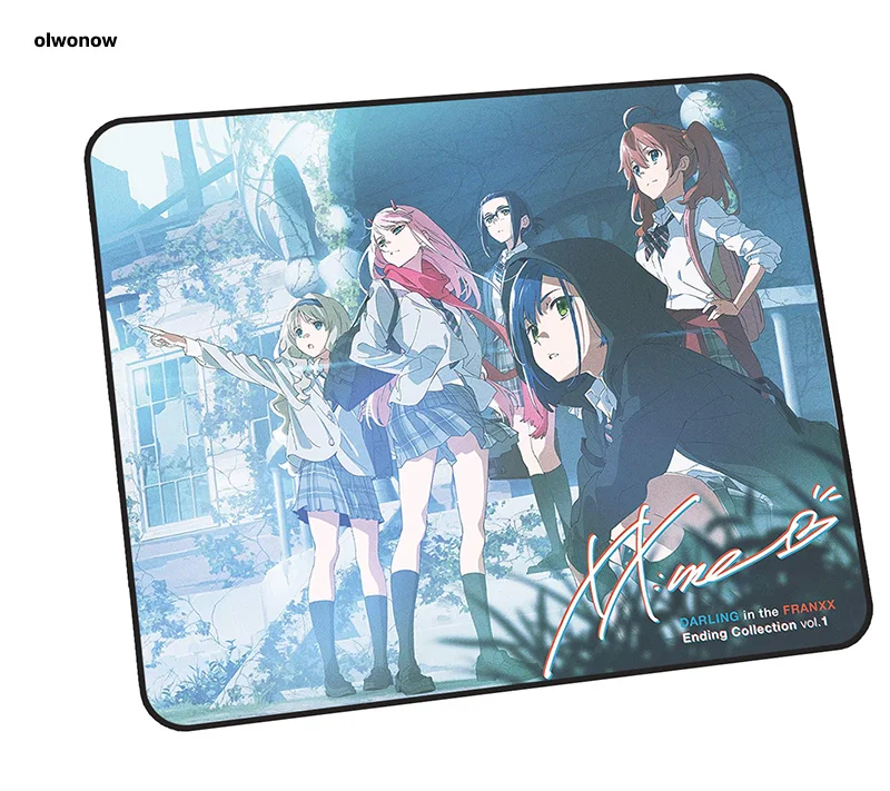 Darling в franxx коврик для мыши геймер 3d 35x30 см ноутбук с алюминиевым корпусом игровой