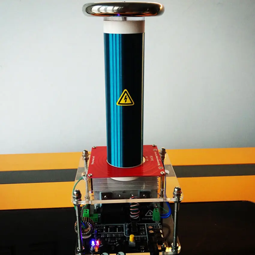 120V прочная музыкальная Тесла катушка интеграция DIY Модель развивающая игрушка с