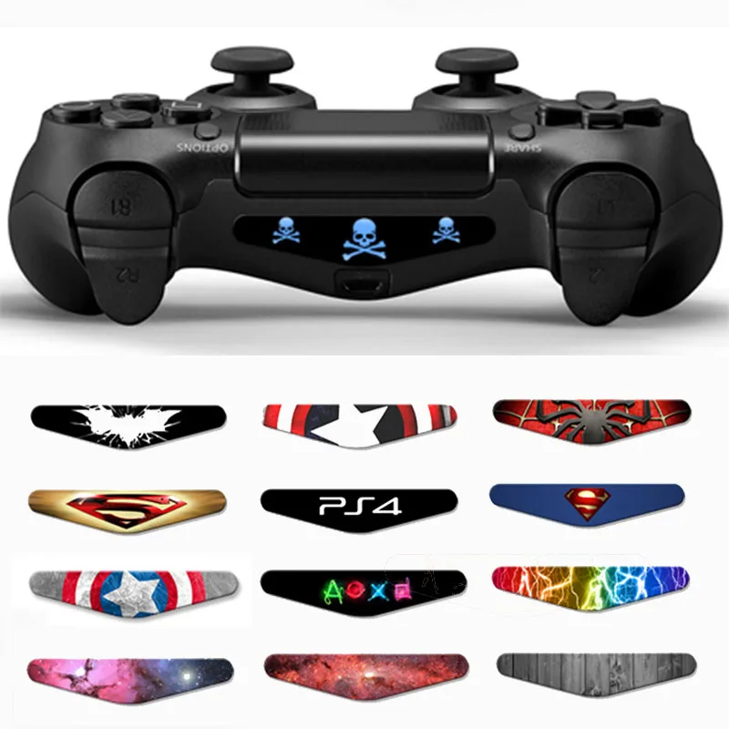 2 шт. для Dualshock 4 PS4 Pro Slim Control ler светодиодный светильник наклейка бара покрытие