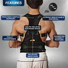 Регулируемый Корректор осанки для спины, поддерживающий магнитную фиксацию спины и плеч, пояс для коррекции осанки, предотвращает Потертость