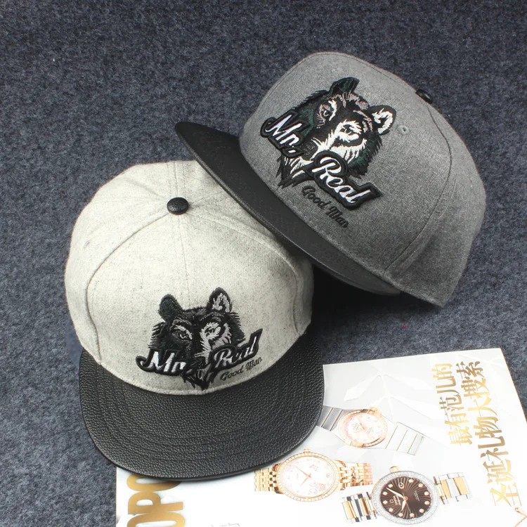 

New Product The Spring And Summer. Children Woolen Hats Tiger Pattern Man Ma'am Hip Hop Baseball Hat