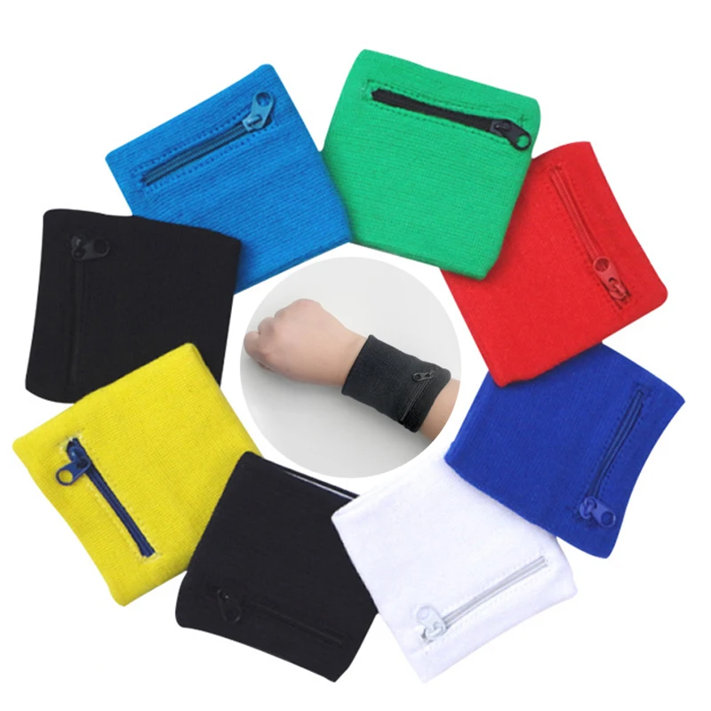 Карман на молнии спортивный браслет наручный повязка запястье ремешок для
