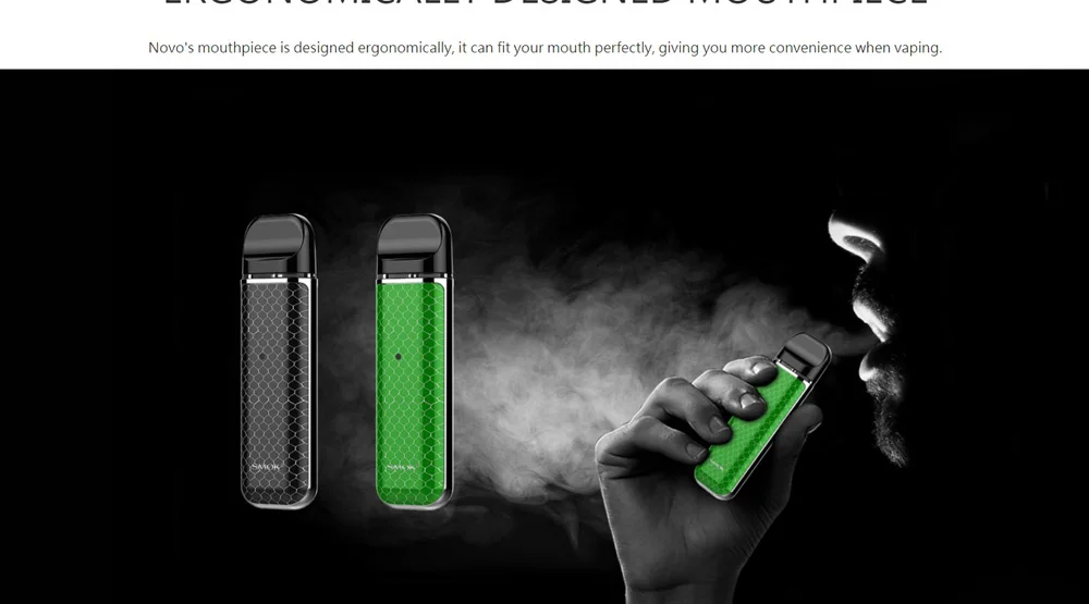 SMOK novo комплект cobra covered pod vape ручка комплект с 450 мАч встроенный аккумулятор 2 мл емкость pod vape картридж vs SMOK novo 2