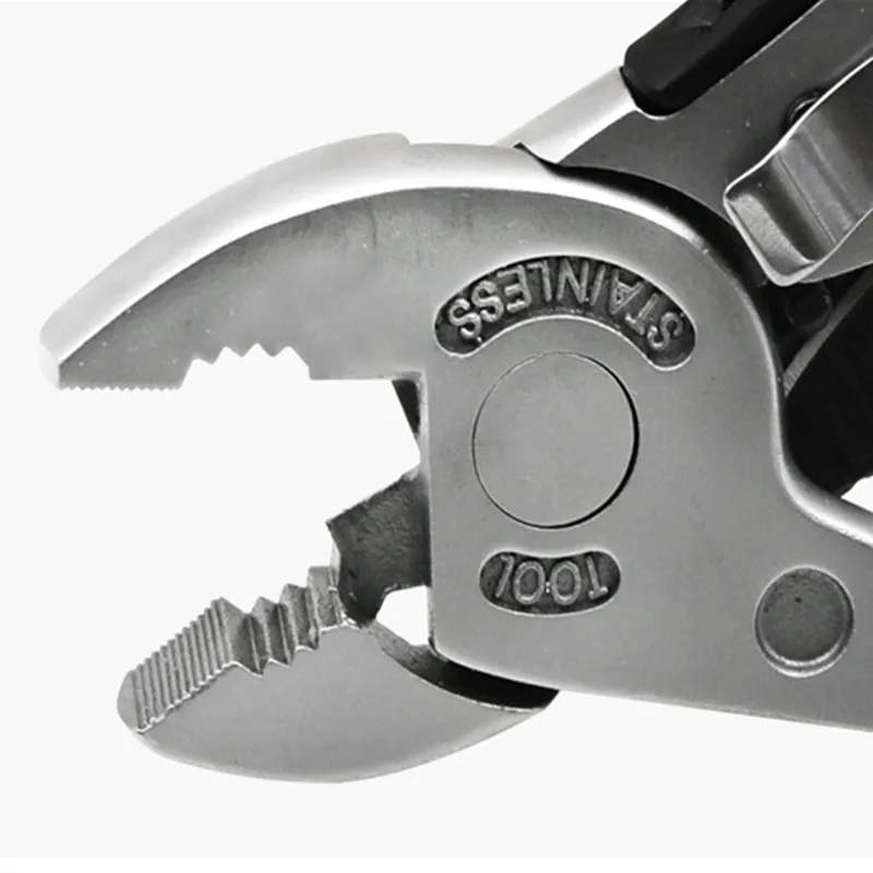 Multitool Wrench Stainless Steel Spanner Tool With Pliers Wire Cutter Adjustable Screwdriver Jaw Outdoor Survival Emergency Gear | Спорт и