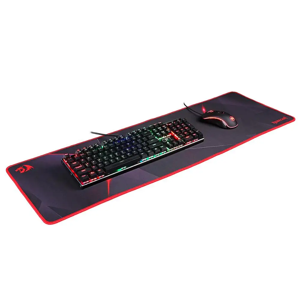 

Redragon P015 XXL Mouse Pad Large Extended Mousepad Premium-Textured Mouse Mat Stitched Edges Mouse Mat Non-Slip Water-Resistant