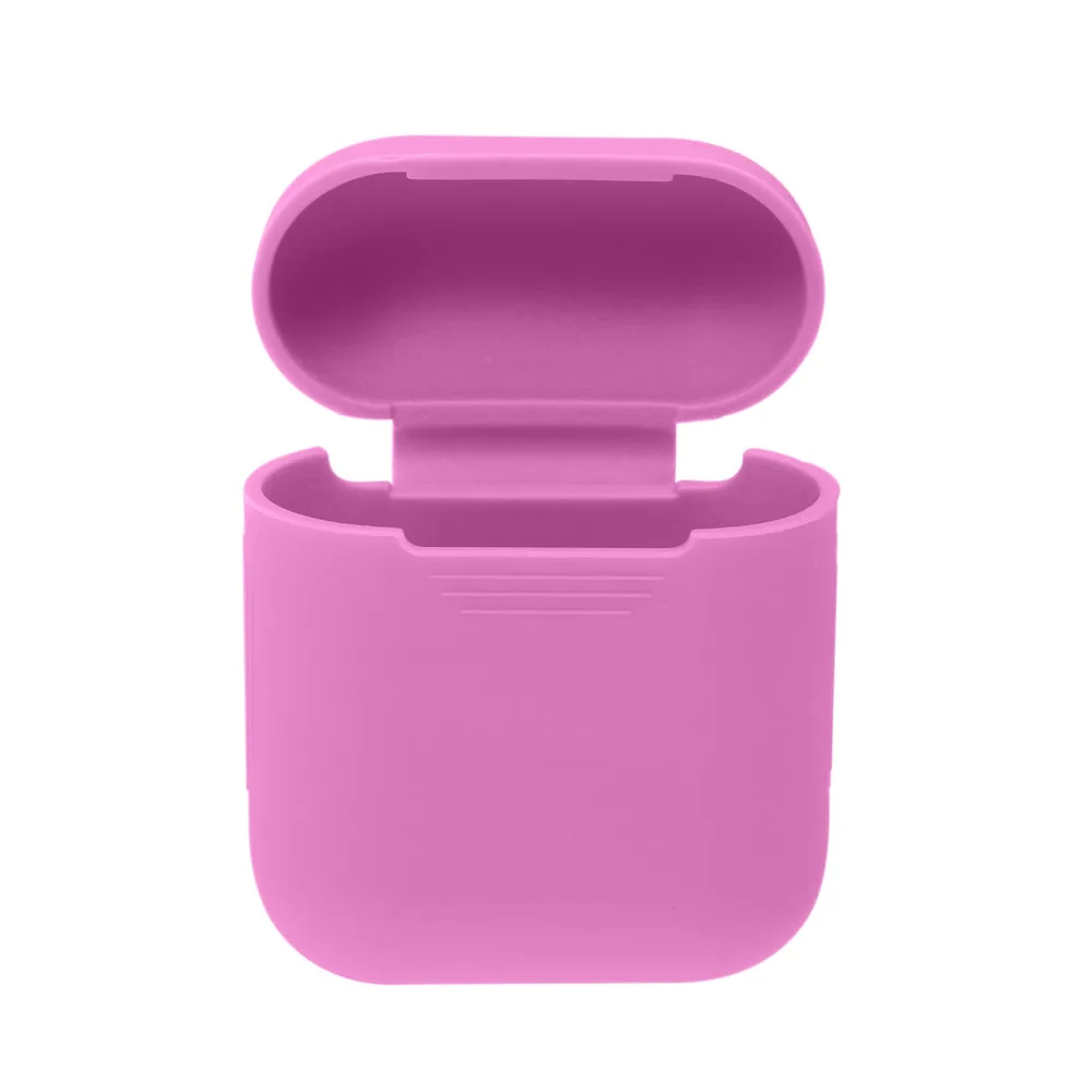Силиконовый ударопрочный защитный чехол для Apple AirPods настоящий беспроводной