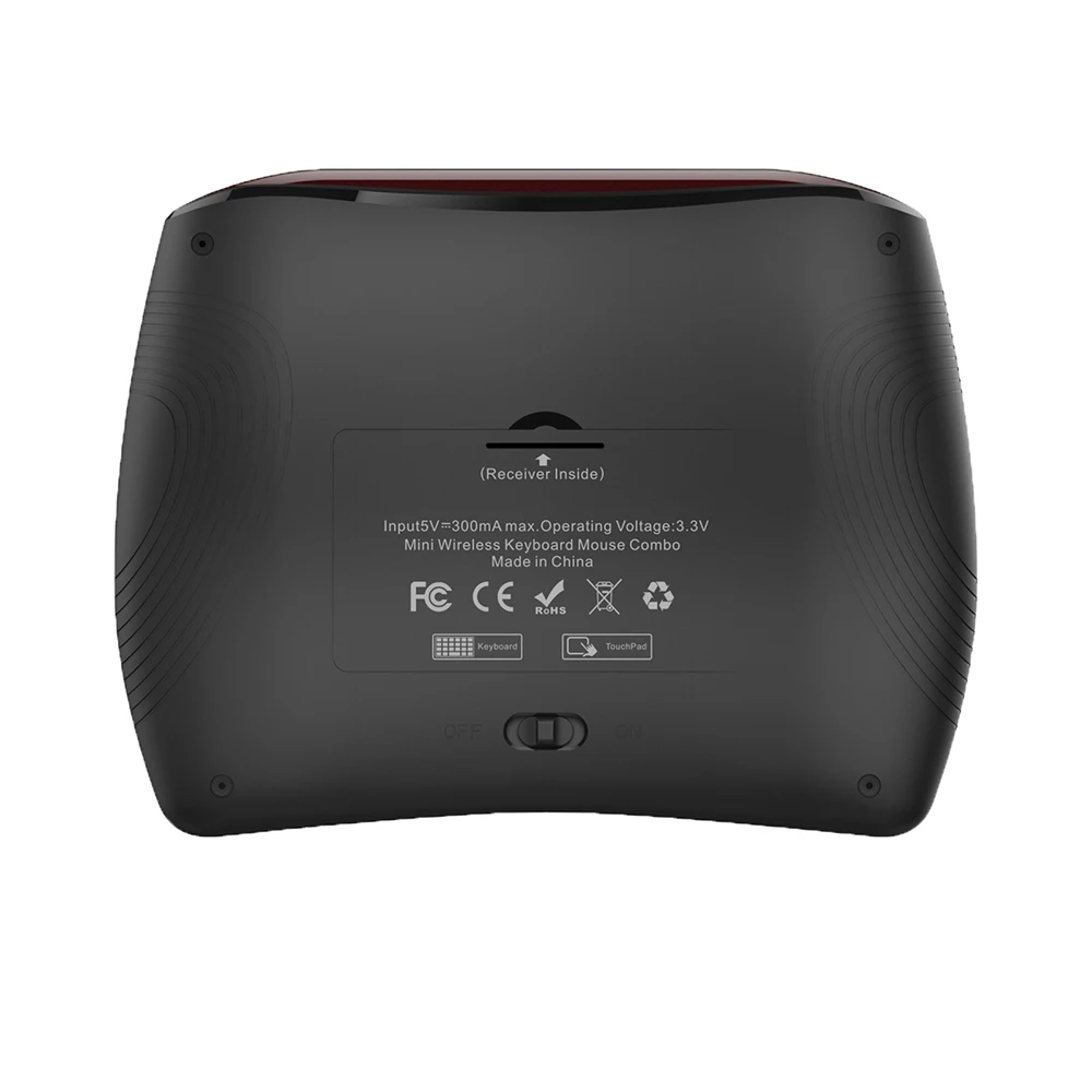 MRSVI Подсветка D8 Pro на английском языке 2 4 ГГц Беспроводной мини клавиатура Air Мышь