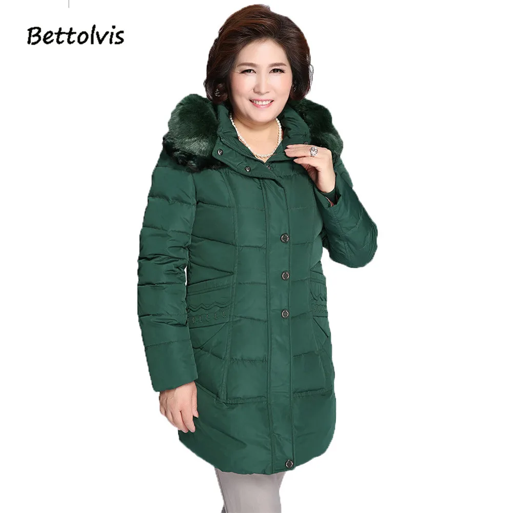 Женская парка зимняя женская куртка Одежда большого размера 9XL 8XL меховой
