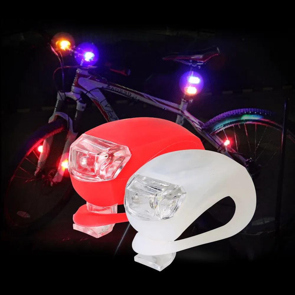 

Mini Brillant Waterproof SILICON Bike Bicycle Cycling Beetle Warning Light LED Front Light Rear Tail Lamp bicycle light BL8033