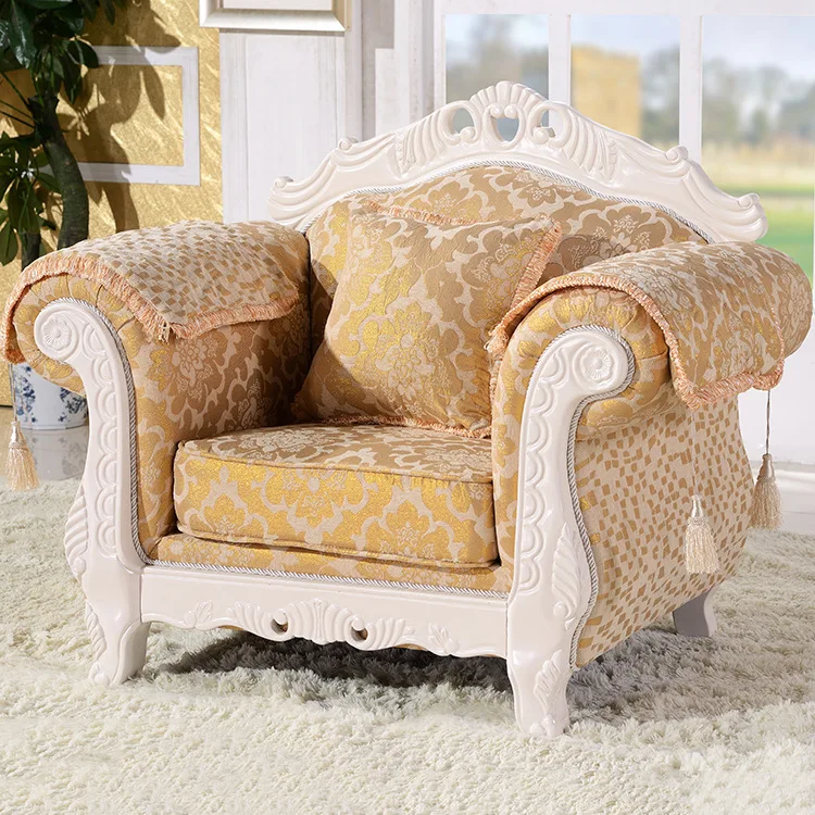 Оптовая продажа Европейский классический стиль мебель для дивана из дуба резьба