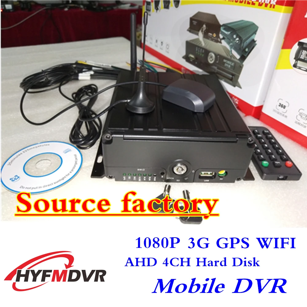 Видеорегистратор с GPS Wi Fi MDVR 4 канала 1080P|high definition|gps wifi1080p gps |
