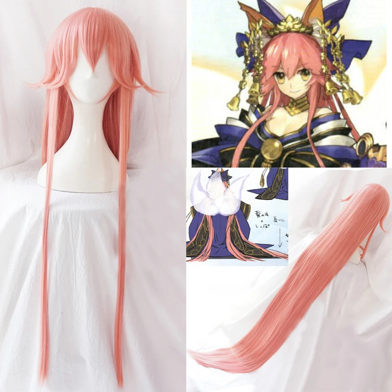 Tamamo no Mae косплей парик Fate Grand заказ Экстра CCC Кастер берсеркер Alterego TMAMO девять