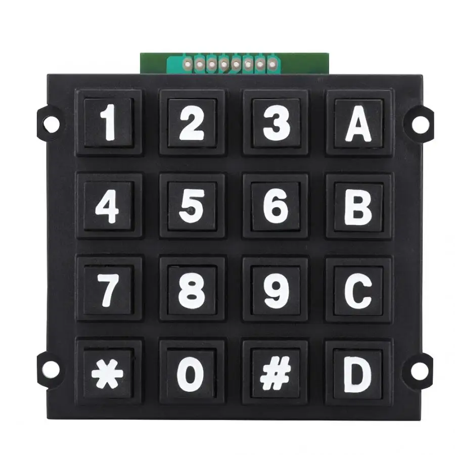 Hot 16 Keys 4x4 Push Buttons External Big Keypad for MCU | Компьютеры и офис