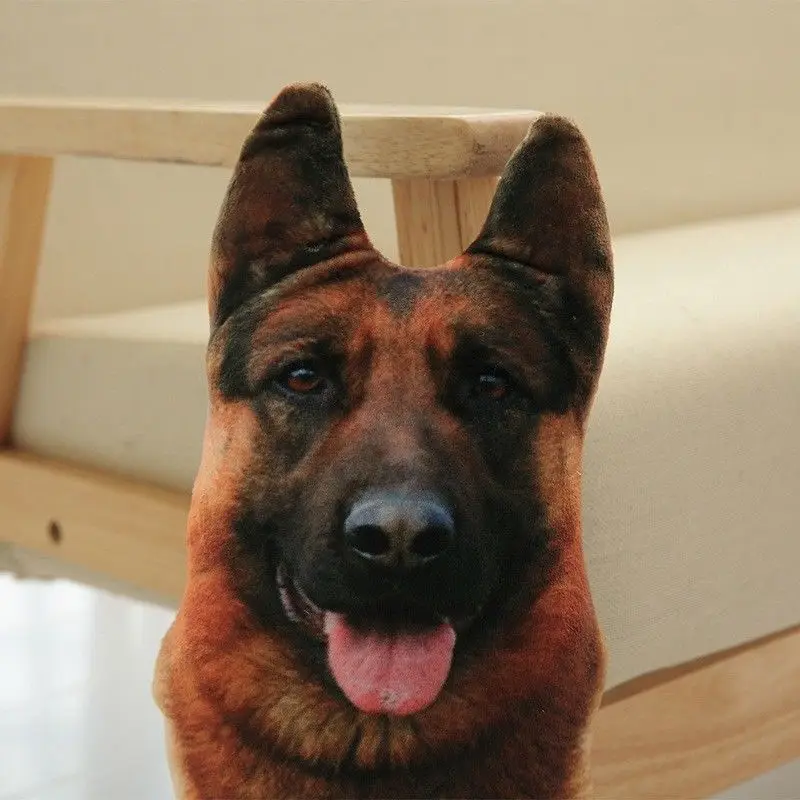 Подушка с 3D принтом собаки подушка прекрасные плюшевые куклы мягкая игрушка