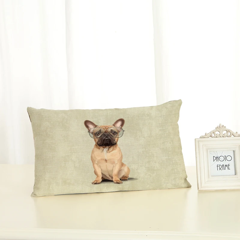 Персонализированные Мультяшные Чехлы для подушек с изображением собак модные