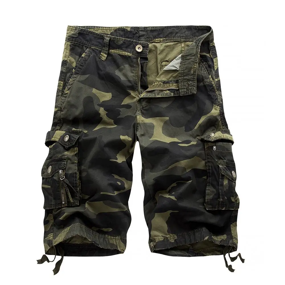 

Summer Casual Outdoor Men Camouflage Cargo Shorts Baggy Fifth Pants Trousers new