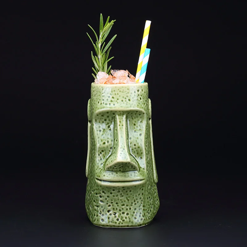 Tiki Гавайская кружка 700 мл коктейльный чай молоко пиво кофейные кружки фарфоровые
