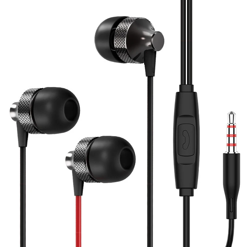 Проводные наушники вкладыши HiFi стерео с микрофоном для телефона Xiaomi iPhone супер