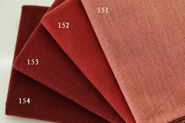 

140*100cm Basic Patchwork Japanese Yarn Dyed Cotton Quilting Fabric Handmade Sewing Purse Craft Tissue Upholstery Fabric.