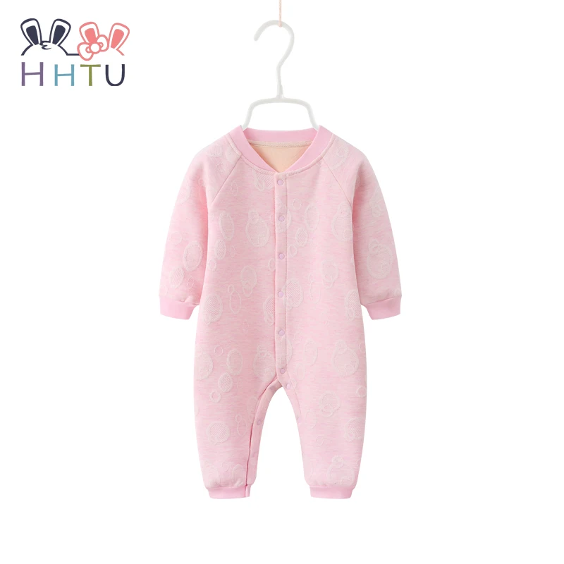 Color 5 HHTU/Детские комбинезоны; флисовая куртка; утепленные комбинезоны; сезон зима-весна; одежда для маленьких мальчиков и девочек; пижамы для новорожденных - Цвет: Color 5