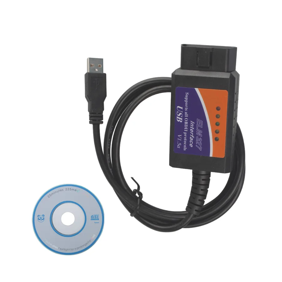 ELM327 V2.1 сканер по USB пластик с чипом FT232RL высокого качества|tool shelf|tools car boot boxestool roller |