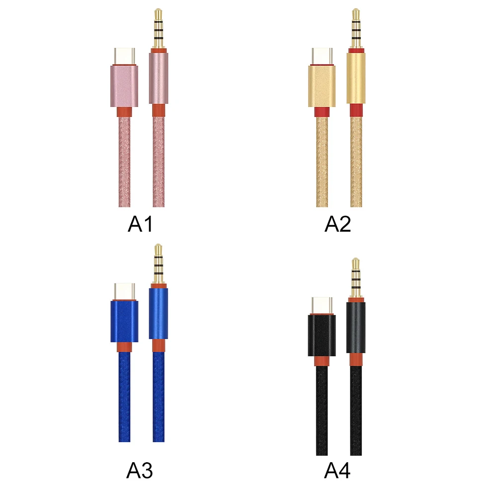 Аудиокабель с разъемом USB Type-C и штекером 3 5 мм автомобильный аудиоадаптер AUX