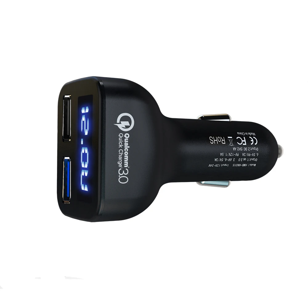 Автомобильное зарядное устройство DONAK Quick Charge 3 0 Dual USB для мобильного телефона