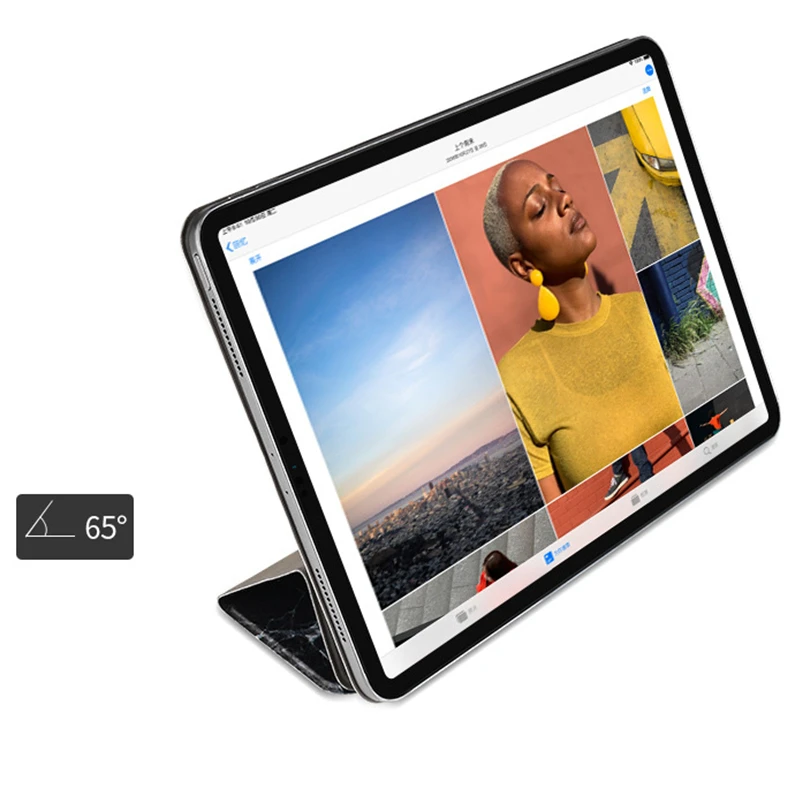 Для iPad Pro 11 чехол Магнитный ультра тонкий мраморный умный для 12 9 дюймов 2018 Авто