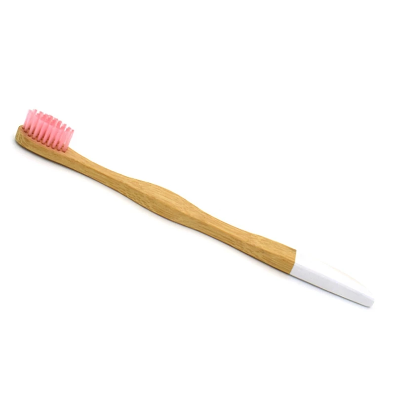 PK 1 шт. Мягкая зубная щетка для взрослых детей бамбук древесный уголь нано щетка гигиена полости рта Чистящая зубная щетка es аксессуары - Цвет: PK
