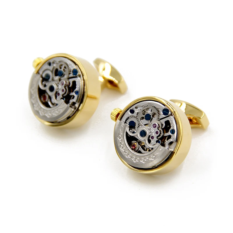 

[direct] high-end men's business movement Cufflinks movement watches Cufflinks Cuff Links three color options