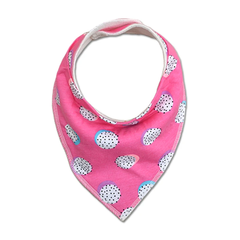 Детские Бандана детские полотенца Слюнявчики в полоску и с драконом фруктовый