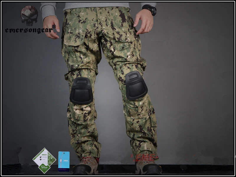 Emerson bdu G3 AOR2 боевая униформа рубашка и брюки с наколенниками костюмы BDU Военная