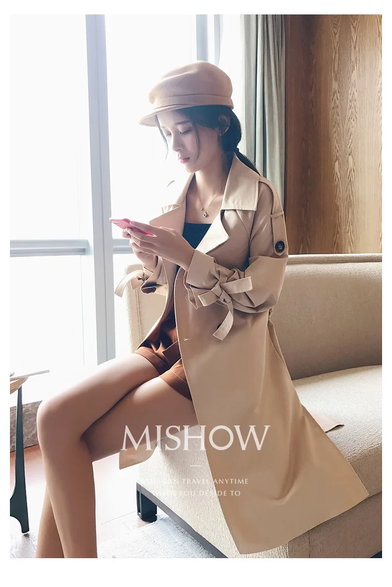 Mishow Женский тренчкот модные тренчи плащи MX17C7311