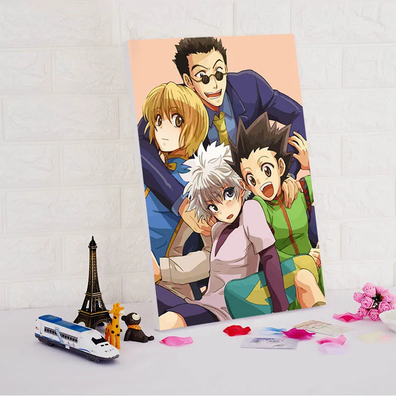 Diy Цифровая живопись Hunter X diy картина маслом японский стиль мультфильм постер