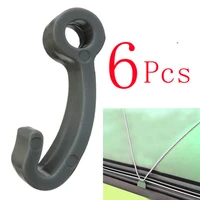 6pcs 12pcs plastic snap fasten rope hooks clips for inflatable boat dingy fishing raft marine boat cover