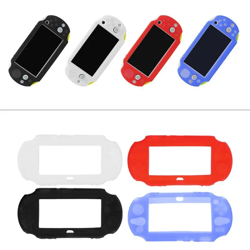 Силиконовый резиновый мягкий защитный чехол для Sony PlayStation PS Vita 2000|Чехлы| |