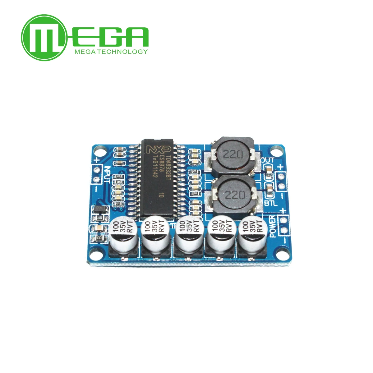 Плата цифрового усилителя малой мощности TDA8932 35 Вт моно модуль|digital amplifier board|amplifier