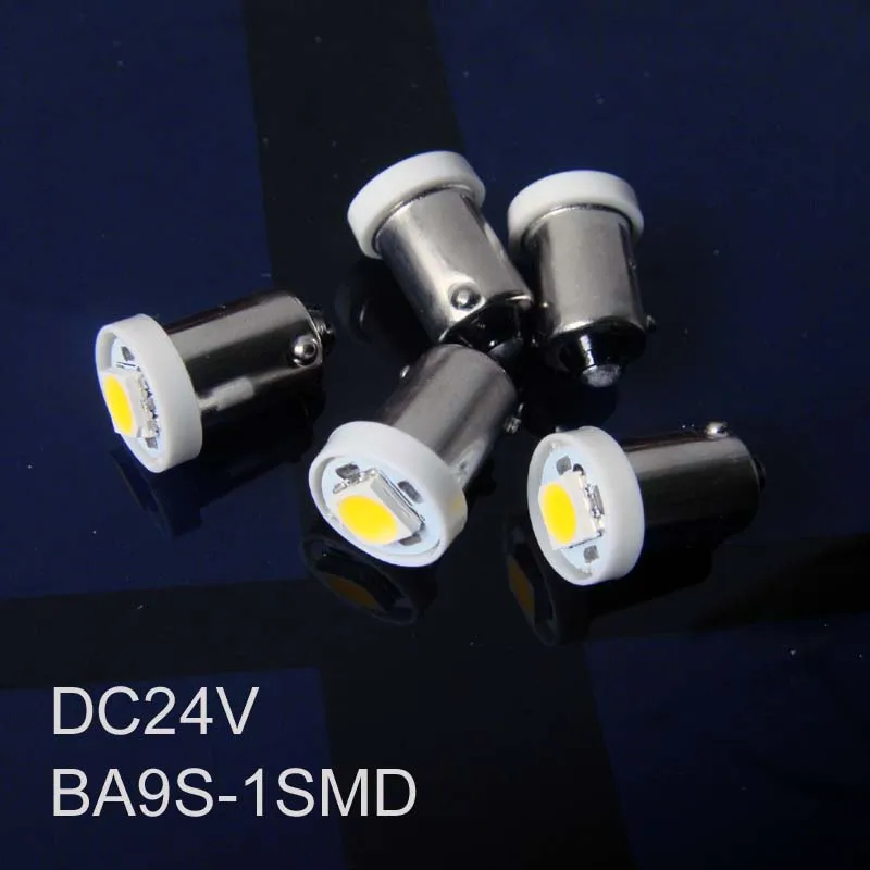 

High quality 24V BA9S led warning lights,ba9s freight car LED indicating lamp truck led BA9S bulb 24vdc free shipping 50pcs/lot